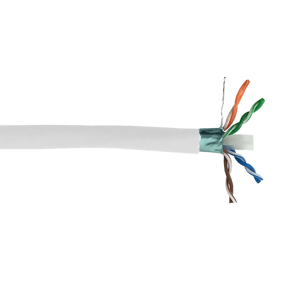 1000ft 4 Pair CAT6A 10Gig Solid Shielded CMR Bulk Cable – F/UTP – Generic – Category Bulk Cable (photo 3)