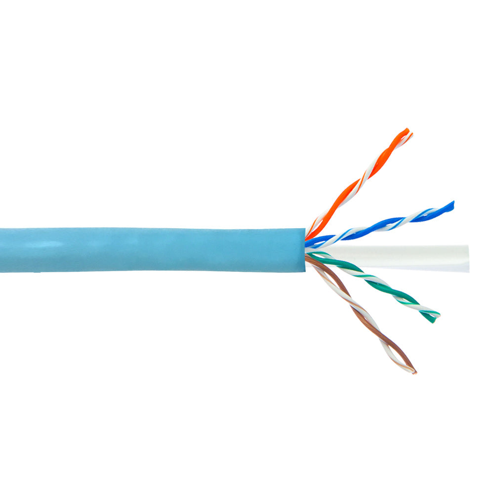 1000ft 4 Pair CAT6A Stranded 24AWG UTP FT4/CMR Bulk Cable – Generic