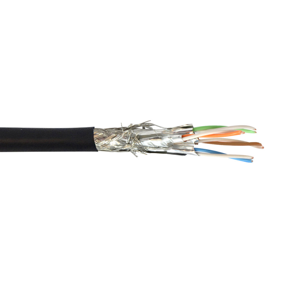 1000ft 4 Pair CAT6A Stranded Shielded S/FTP FT4/CMR Bulk Cable – Generic – Category Bulk Cable