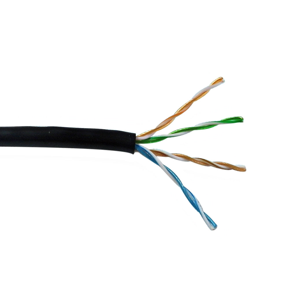 500ft 4 Pair CAT6A 10Gig UTP Stranded 28AWG Ultra-Thin Bulk Cable FT4 – Generic