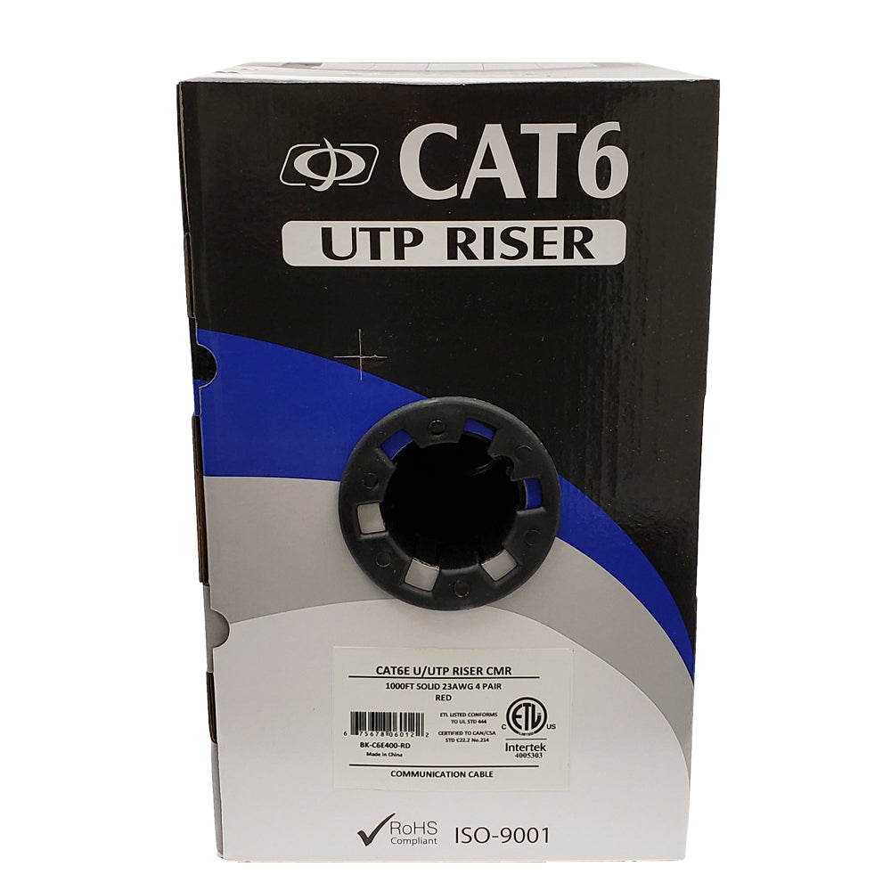 4 Pair CAT6 Solid U/UTP 550Mhz 23AWG CMR Riser Bulk Cable – Generic – Category Bulk Cable (photo 10)