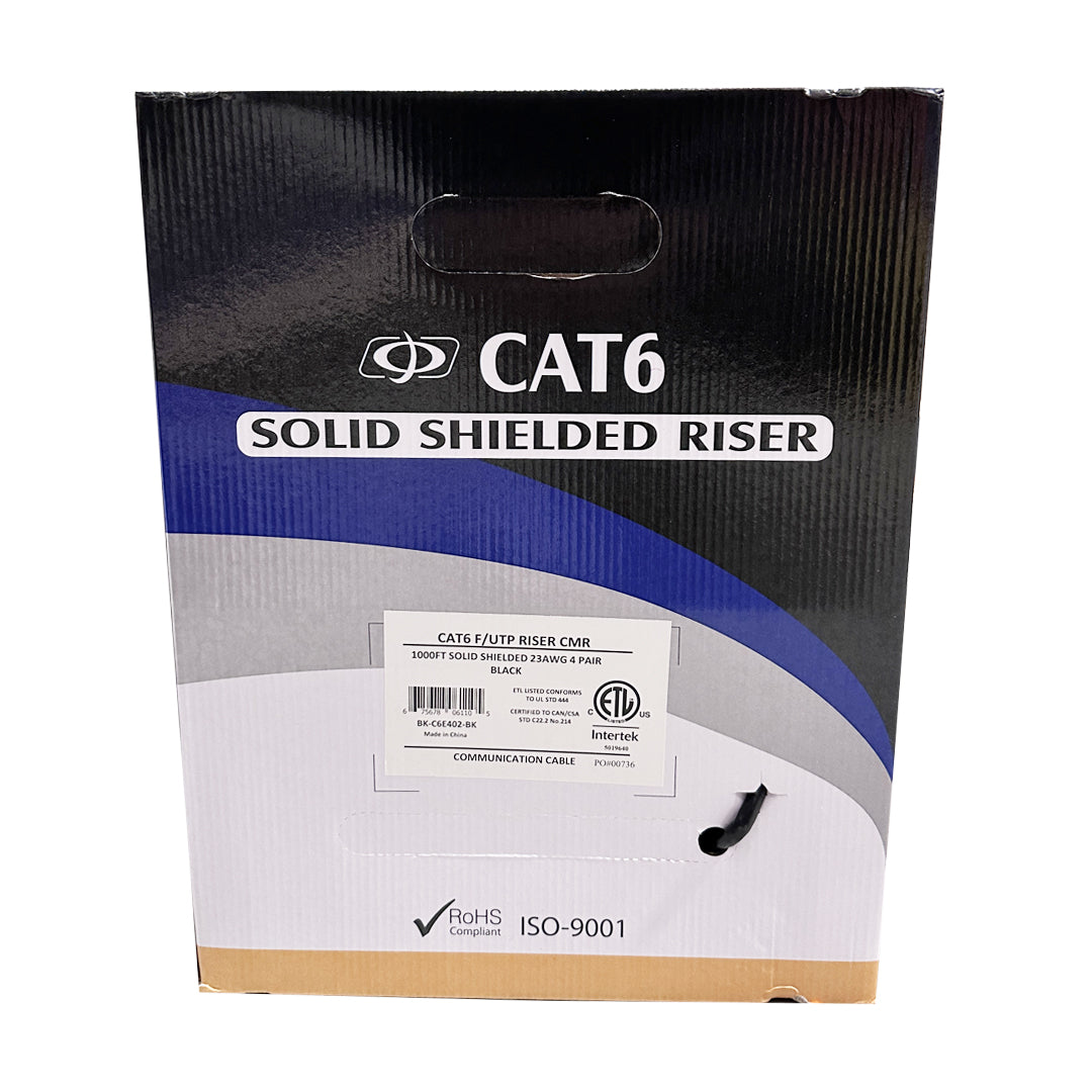 1000ft 4 Pair CAT6 550Mhz F/UTP Solid 23AWG CMR Riser Rated Bulk Cable – Generic – Category Bulk Cable (photo 3)