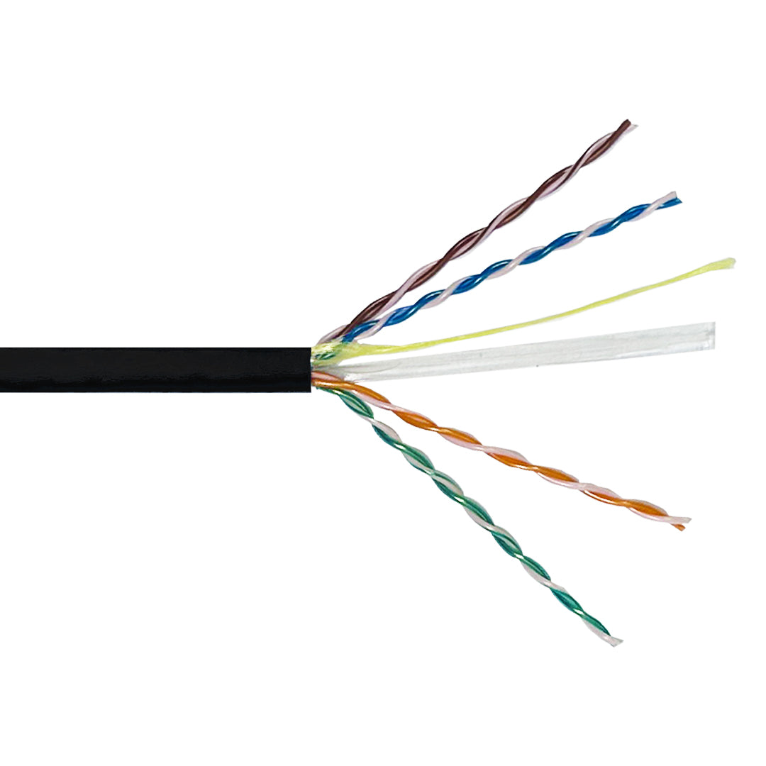 1000ft 4 Pair CAT6 Solid U/UTP 550Mhz 23AWG CMP Plenum Bulk Cable – Generic – Category Bulk Cable