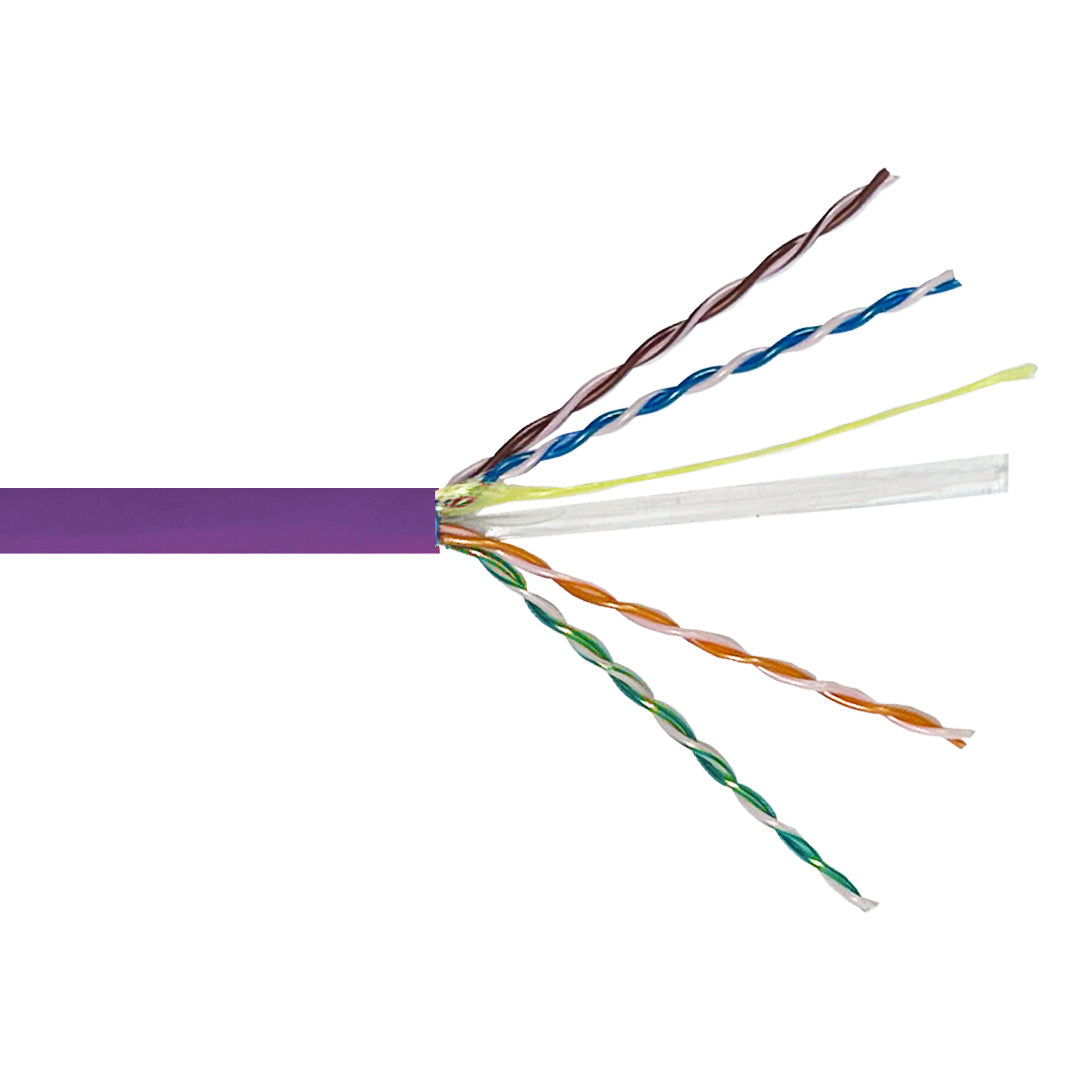 1000ft 4 Pair CAT6 Solid U/UTP 550Mhz 23AWG CMP Plenum Bulk Cable – Generic – Category Bulk Cable (photo 11)