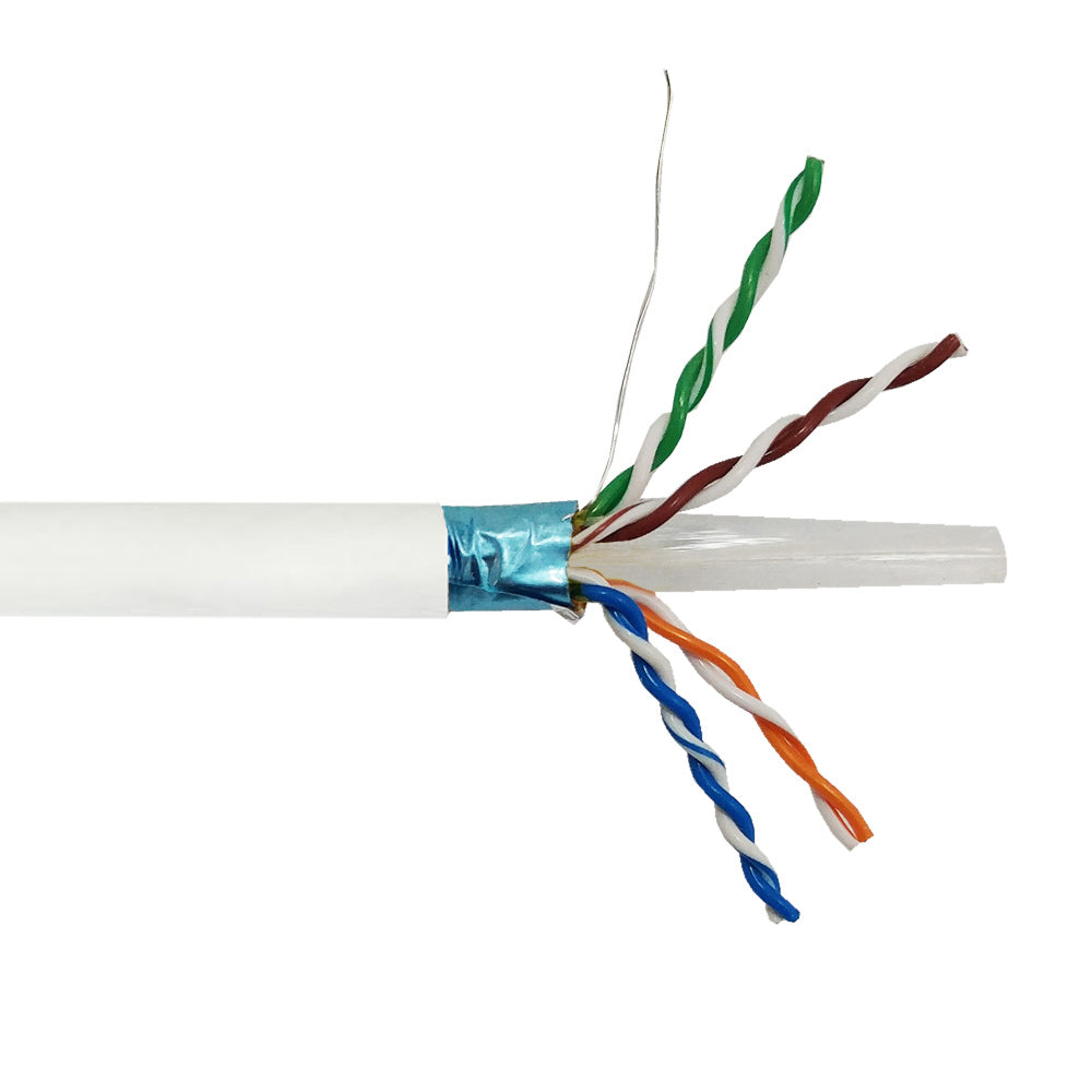 1000ft CAT6 550Mhz Solid Shielded F/UTP 23AWG CMP Plenum Bulk Cable – Generic – Category Bulk Cable (photo 7)