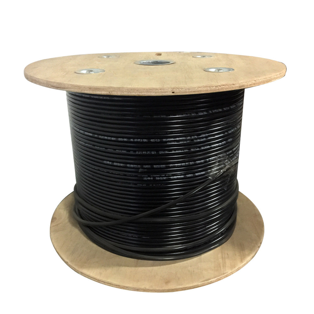 1000ft 4 Pair CAT6 550Mhz UTP Solid UV / Direct Burial Bulk Cable - Black – Generic – Category Bulk Cable (photo 2)