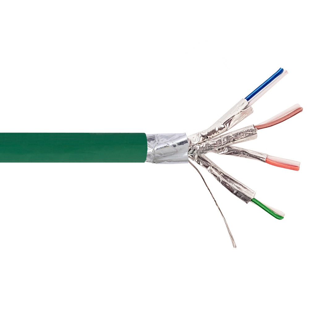 1000ft 4 Pair CAT6 550Mhz 26AWG Stranded Shielded FFTP FT4/CMR Bulk Cable – Generic – Category Bulk Cable (photo 3)