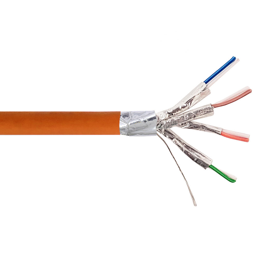 1000ft 4 Pair CAT6 550Mhz 26AWG Stranded Shielded FFTP FT4/CMR Bulk Cable – Generic – Category Bulk Cable (photo 5)