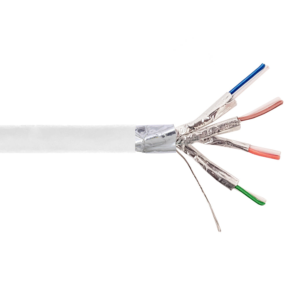 1000ft 4 Pair CAT6 550Mhz 26AWG Stranded Shielded FFTP FT4/CMR Bulk Cable – Generic – Category Bulk Cable (photo 8)