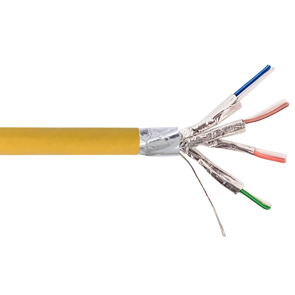 1000ft 4 Pair CAT6 550Mhz 26AWG Stranded Shielded FFTP FT4/CMR Bulk Cable – Generic – Category Bulk Cable (photo 9)