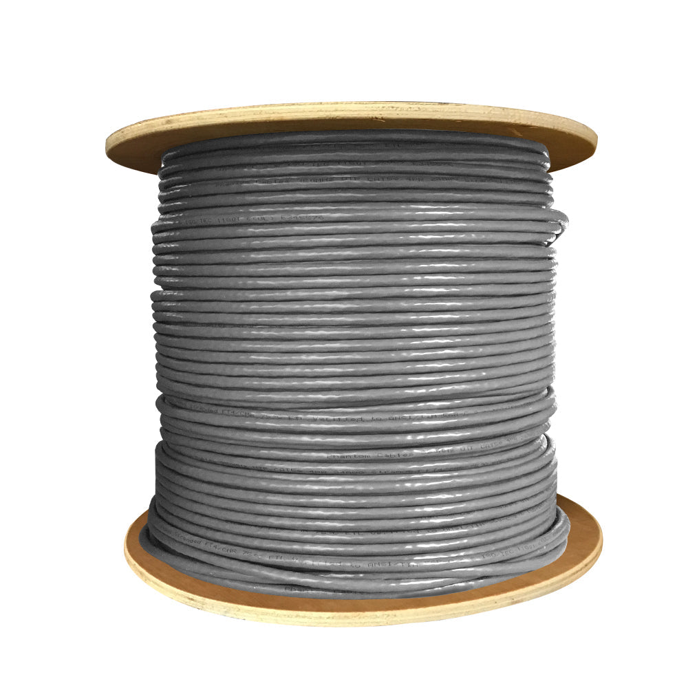 1000ft 4 Pair CAT6 Stranded 24AWG UTP FT4/CMR Bulk Cable – Generic – Category Bulk Cable (photo 8)