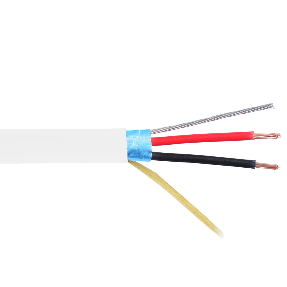 1000ft 2C 16AWG Stranded Shielded Control Cable - CMR Riser - White – Generic – Control Bulk Cable