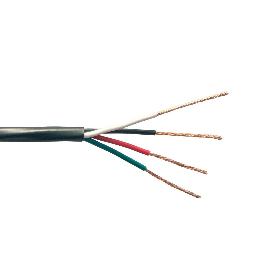 1000ft 4C 18AWG Stranded Control Cable - CMR - Black – Generic