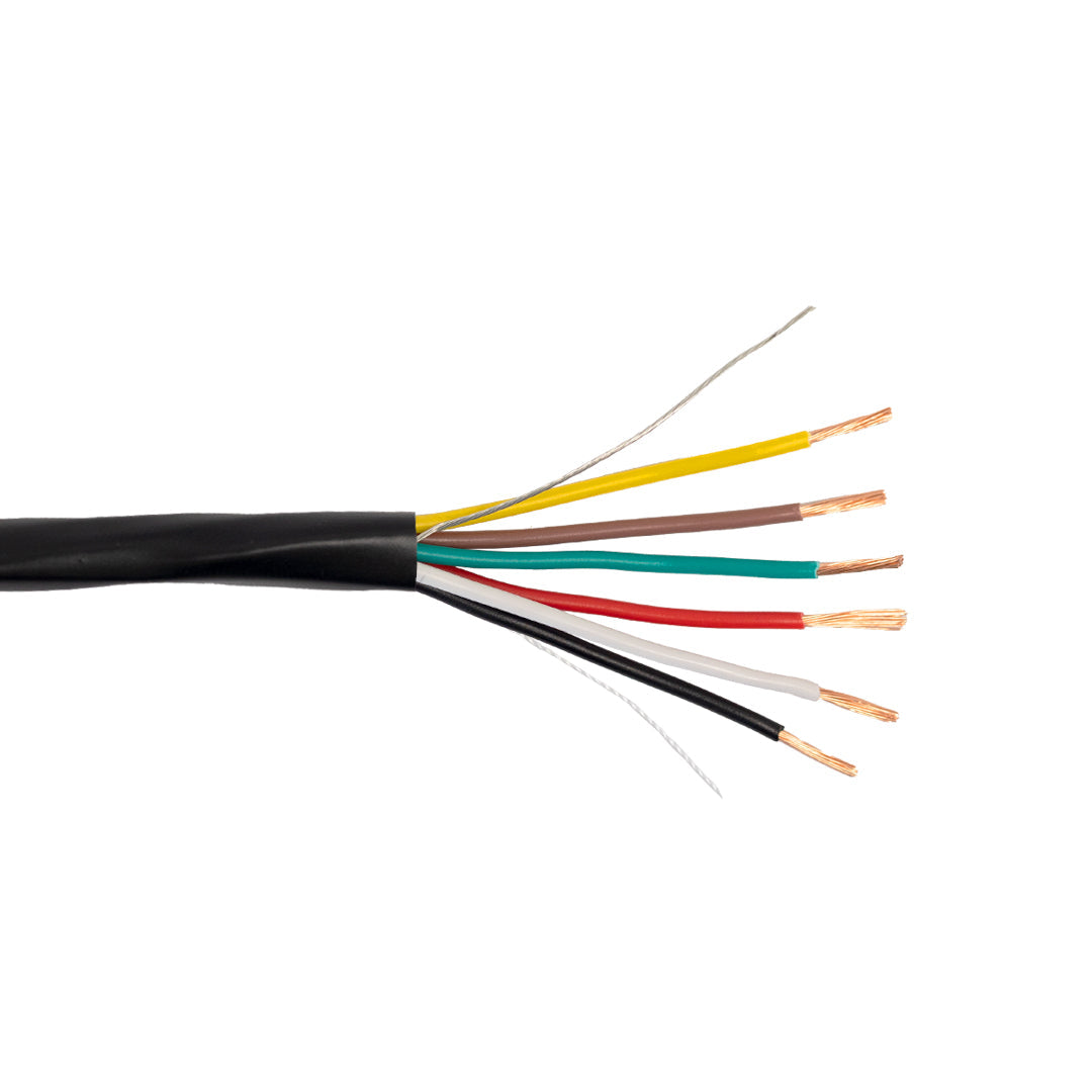 1000ft 6C 18AWG Stranded Control Cable - CMR - BLACK – Generic