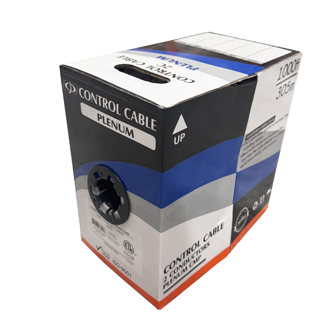 1000ft 2C 18AWG Stranded Control Cable - CMP Plenum – Generic – Control Bulk Cable (photo 2)