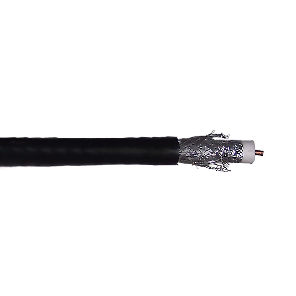 1000ft RG11 14AWG CCS 60% Braid Bulk Cable CMR/FT4 - Black – Generic – Coax Bulk Cable
