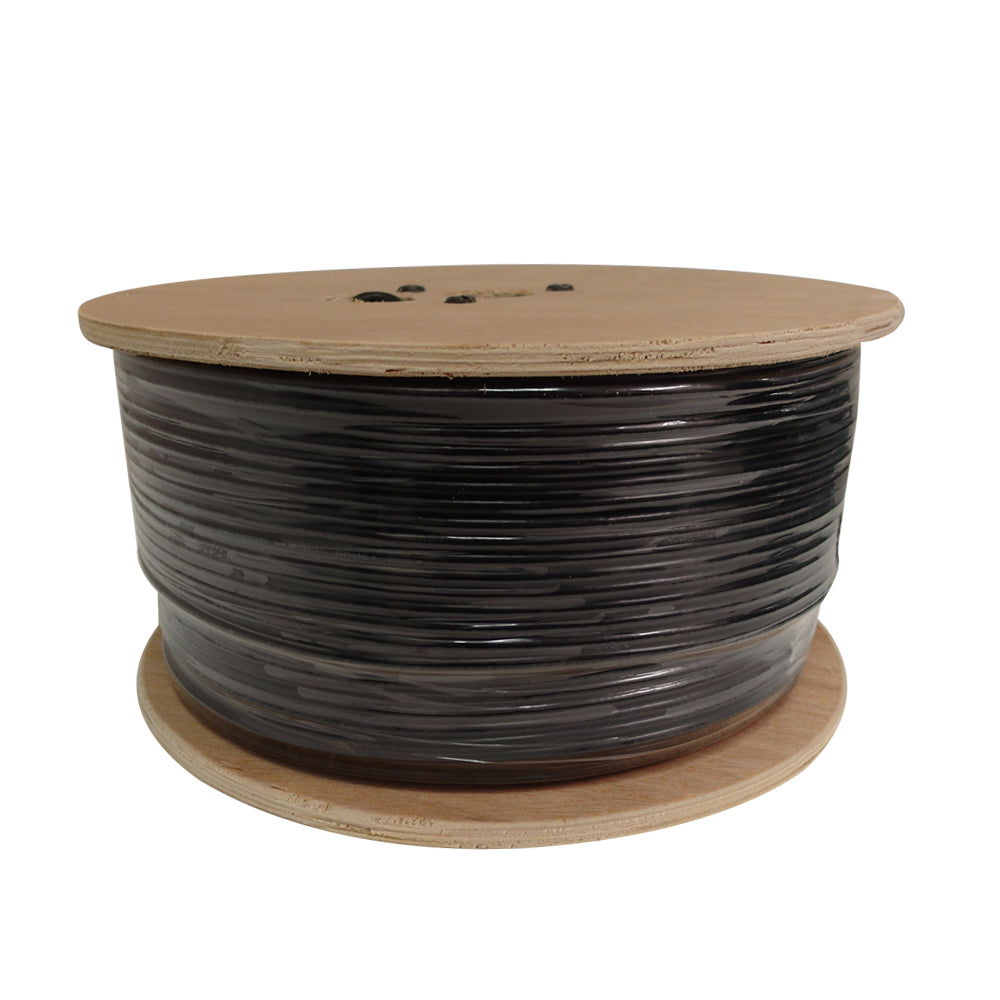 1000ft RG11 14AWG CCS 60% Braid Direct Burial Bulk Cable - Black – Generic – Coax Bulk Cable (photo 3)