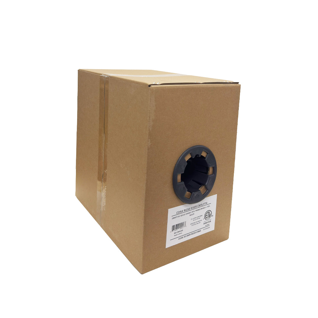1000ft RG58 Bulk Cable 95% Braid 19AWG – Generic – Coax Bulk Cable (photo 2)