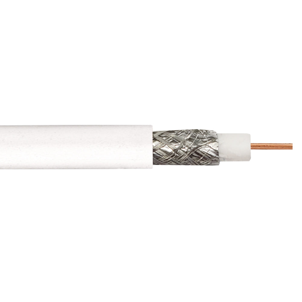 RG6 18AWG Bare Copper 60% AL Braid +100% Foil 75 Ohm CMR Bulk Cable – Generic – Coax Bulk Cable (photo 2)