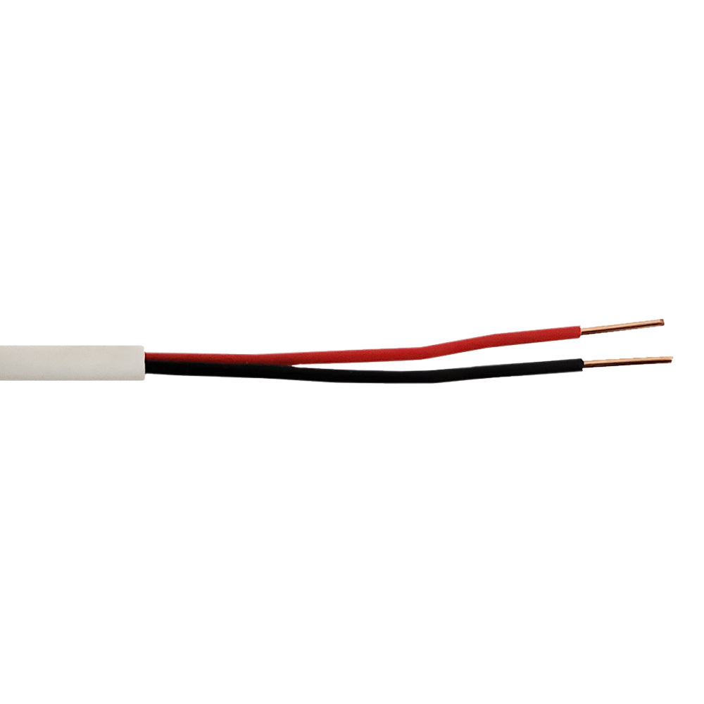 1000ft Station Z Quad Security Cable - 2C 22AWG Solid Cable CMR Riser - White – Generic