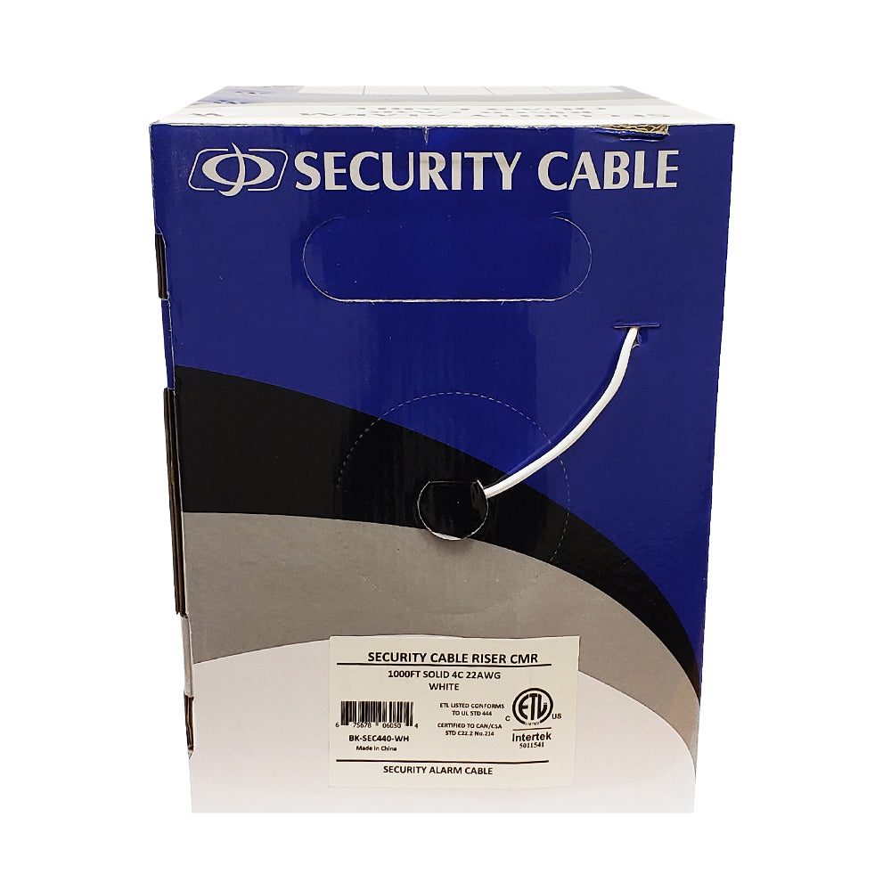 1000ft Station Z Quad Security Cable - 4C 22AWG Solid Cable CMR Riser – Generic – Security Alarm Bulk Cable (photo 7)