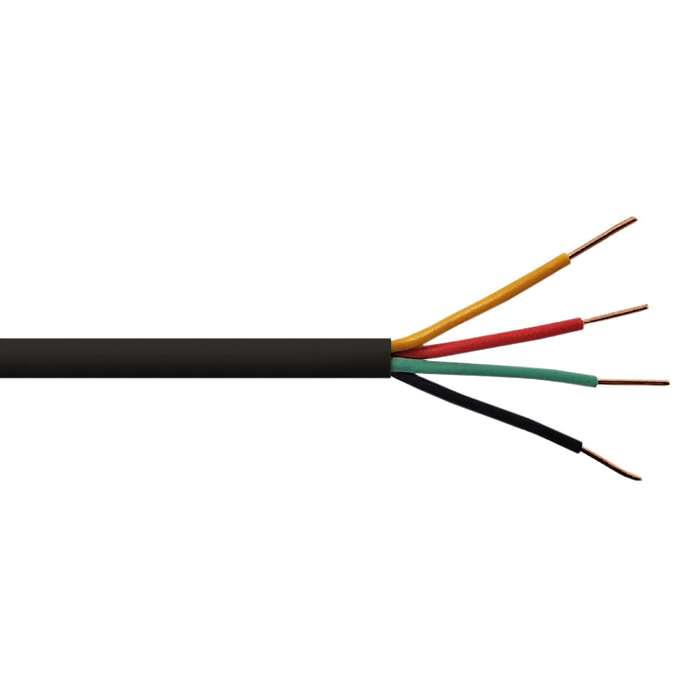 1000ft Station Z Quad Security Cable - 4C 22AWG Solid Cable CMP Plenum – Generic
