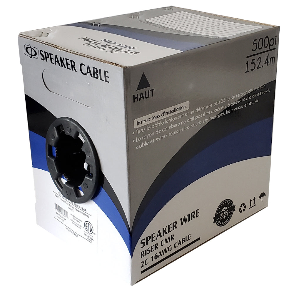 500ft 2C 16AWG In-Wall Bulk Speaker Cable CMR – Generic – Speaker Bulk Cable (photo 4)