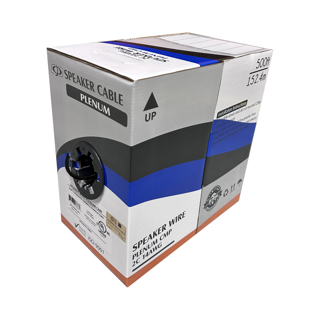 500ft 2C 14AWG Stranded Plenum Bulk Speaker Cable CMP – Generic – Speaker Bulk Cable (photo 3)