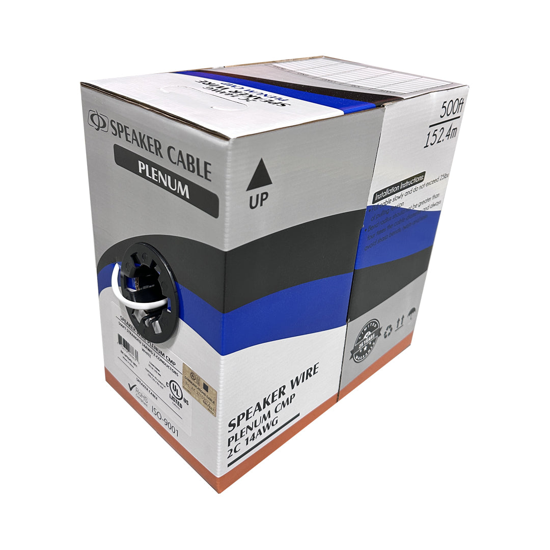 500ft 2C 14AWG Stranded Plenum Bulk Speaker Cable CMP – Generic – Speaker Bulk Cable (photo 6)