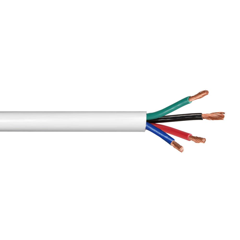 500ft 4C 14AWG In-Wall Bulk Speaker Cable CMR - White – Generic – Speaker Bulk Cable