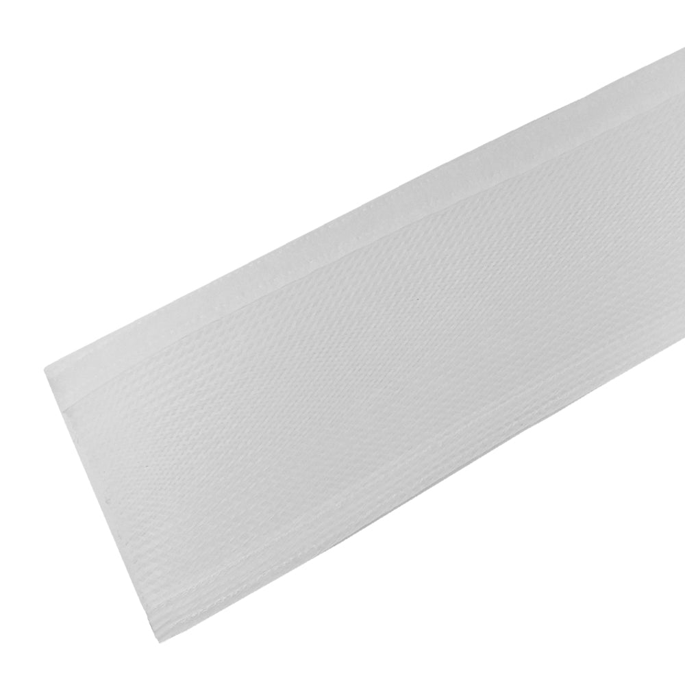 100ft 2 inch Split Hook and Loop Braided Sleeving White – Generic