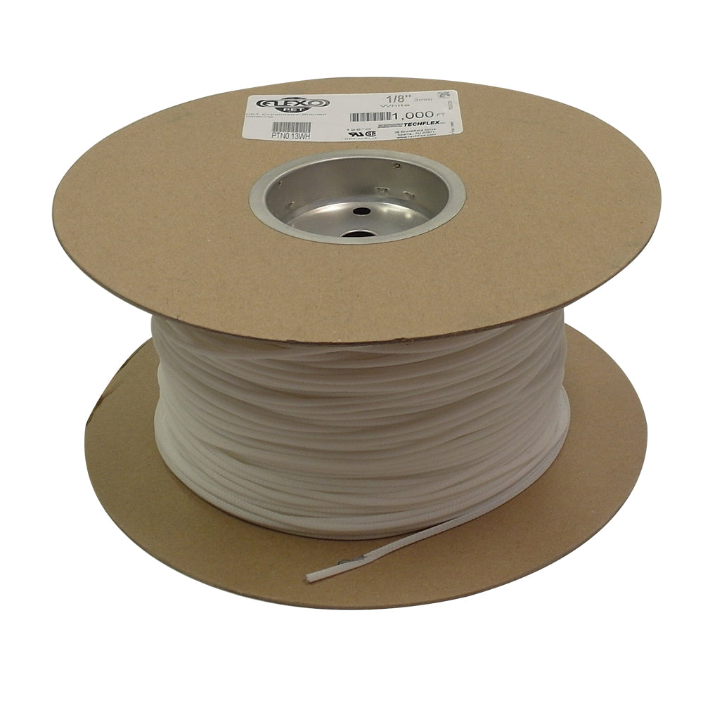 1000ft 1/8 inch Sleeving White – Generic – Braided Sleeving (photo 2)