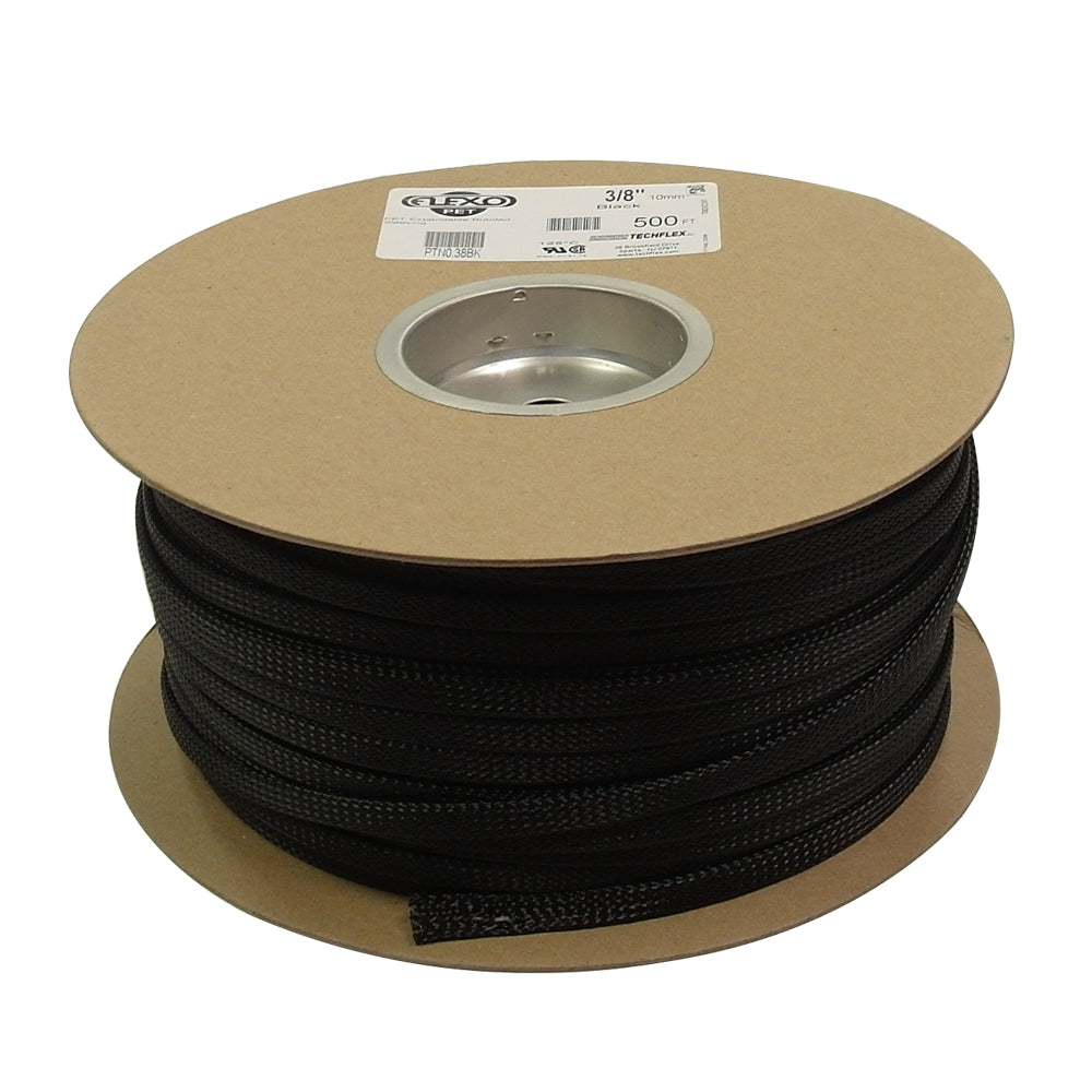 500ft 3/8 inch Sleeving Black – Generic – Braided Sleeving (photo 2)
