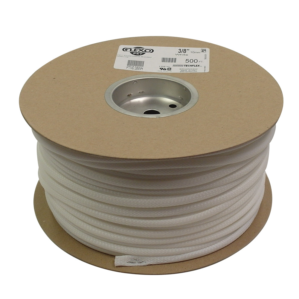 500ft 3/8 inch Sleeving White – Generic – Braided Sleeving (photo 2)