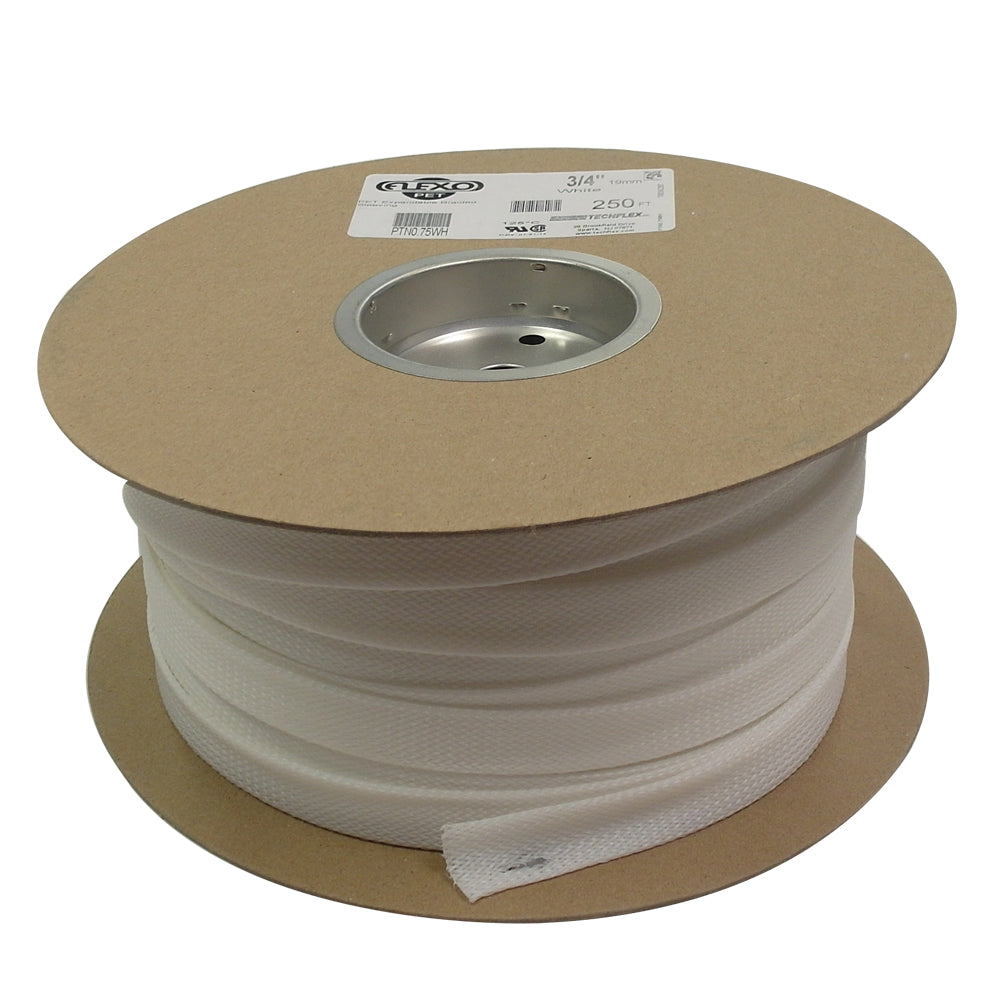 250ft 3/4 inch Sleeving White – Generic – Braided Sleeving (photo 2)