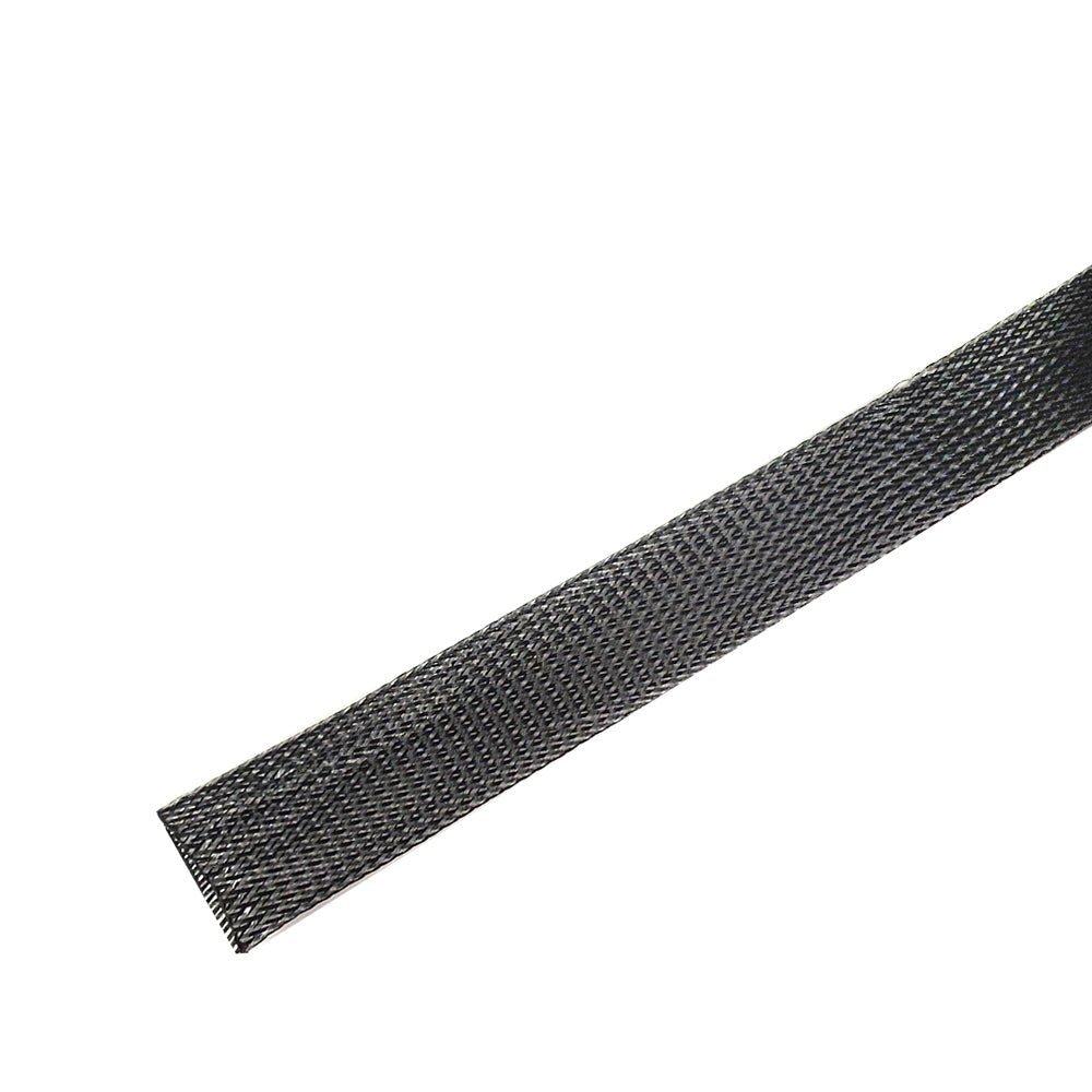 250ft 1 1/4 inch Sleeving Carbon – Generic – Braided Sleeving