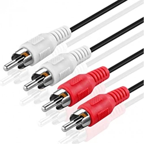 2RCA-2RCA Stereo Audio Cable M/M 30FT – TopSync – RCA Cable