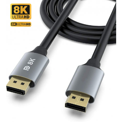 8K Displayport to Displayport Cable 6FT(2M) – TopSync