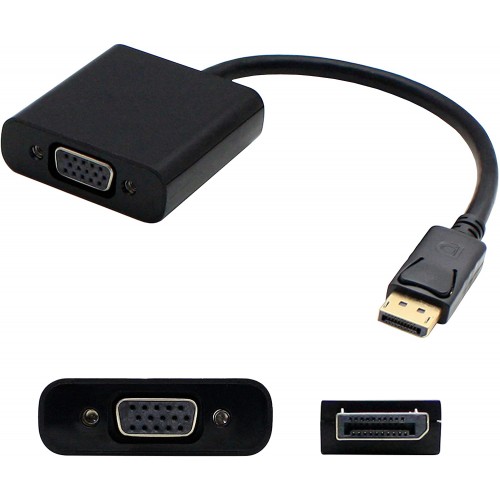 DisplayPort male to VGA female Adapter M/F, New – Generic