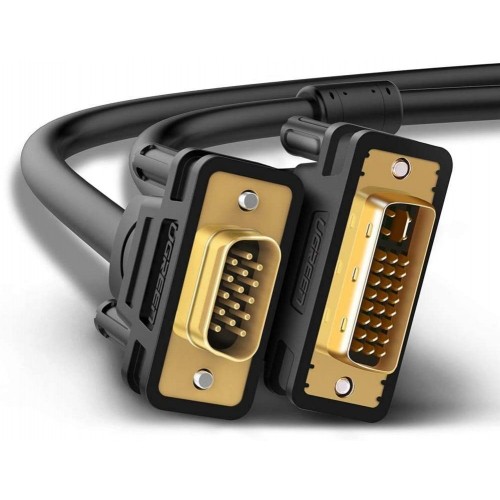 DVI-I Dual Link (24+5) to VGA Cable M/M 10FT – TopSync – DVI Cable