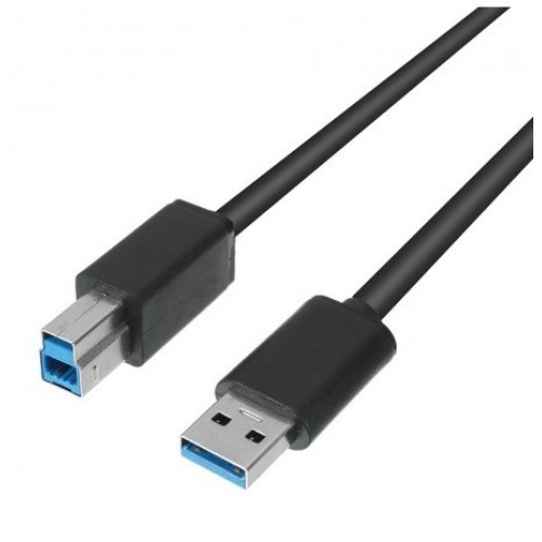 (Used) USB 3.0 Cable AM-BM 5FT - Black or White, Used Condition – Generic – Used