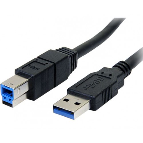 USB 3.0 Cable AM-BM 6FT - Black, New, Bulk Pack – Generic