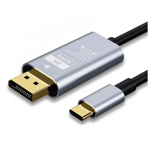 8K USB 3.1 Type-C to DisplayPort M/M Cable 6FT – Generic – DisplayPort Cable