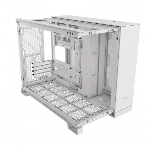 Corsair 2500D Airflow M-ATX Mid-Tower Dual Chamber PC Case - White (photo 3)