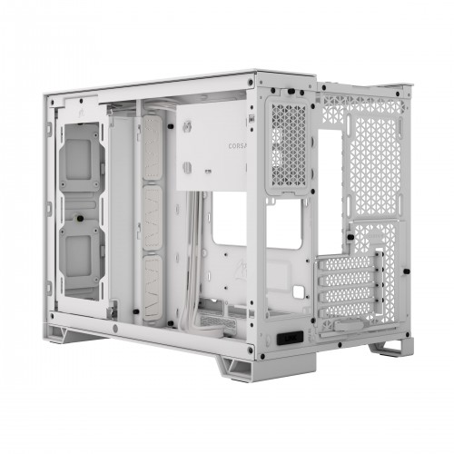 Corsair 2500D Airflow M-ATX Mid-Tower Dual Chamber PC Case - White (photo 2)