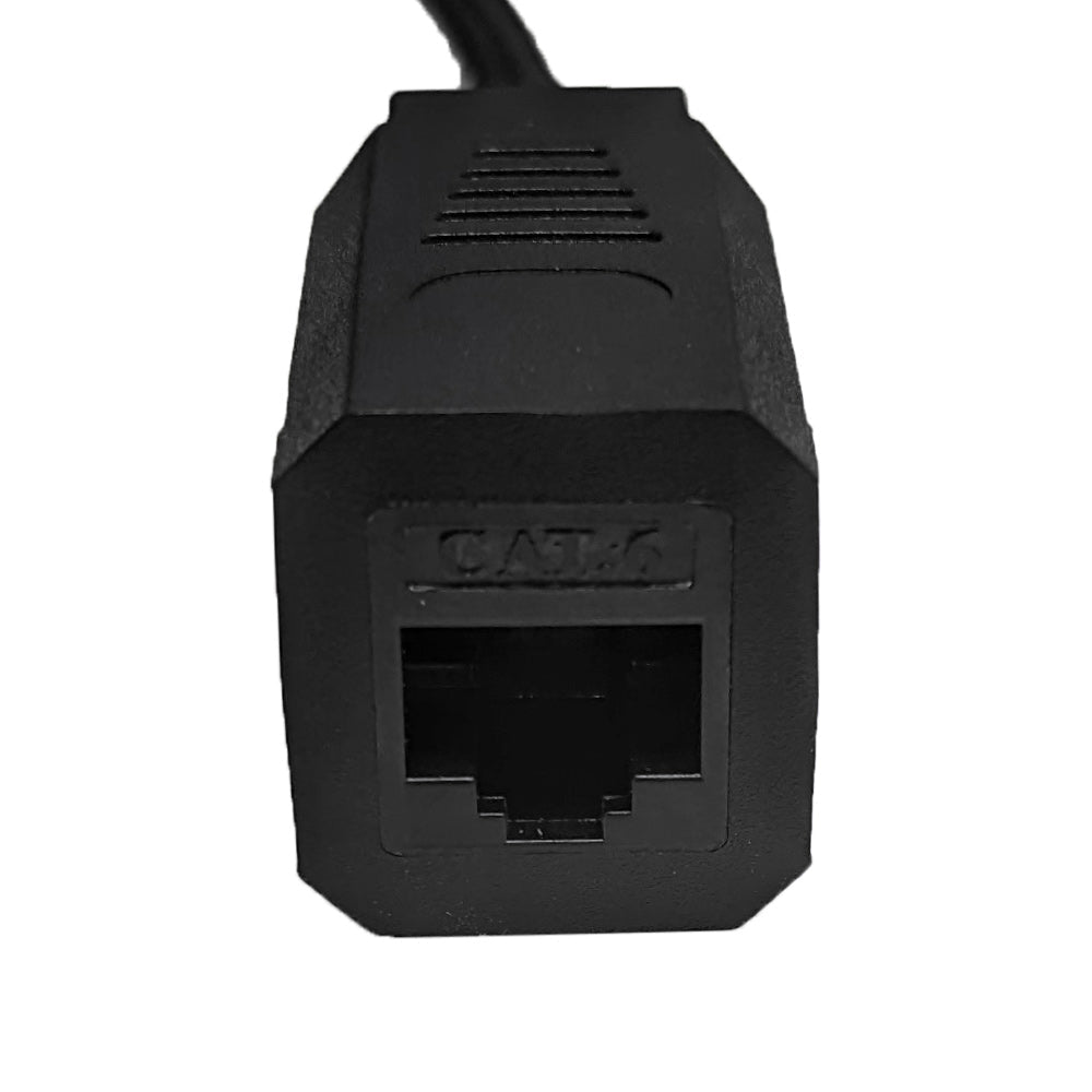 6 inch RJ45 CAT6 UTP Male to Female Cable CMR - Black – Generic – RJ45 Adapters & Couplers (photo 2)