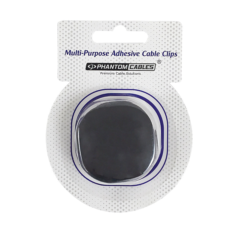 Cable Clips for Four Wires - Adhesive - Pack of 1 – Generic (photo 2)