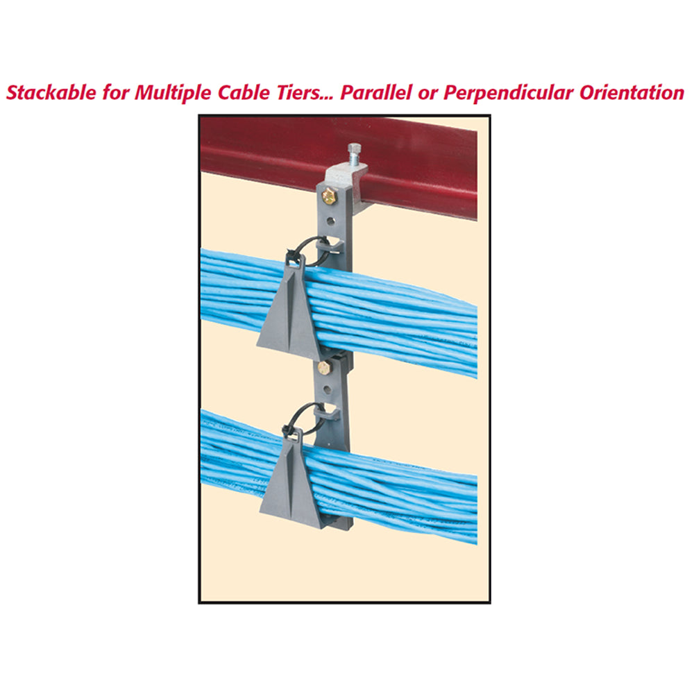 J-Hook - 2 inch Plastic (Used with Beam Clamp) – Generic – Cable Hangers (photo 2)
