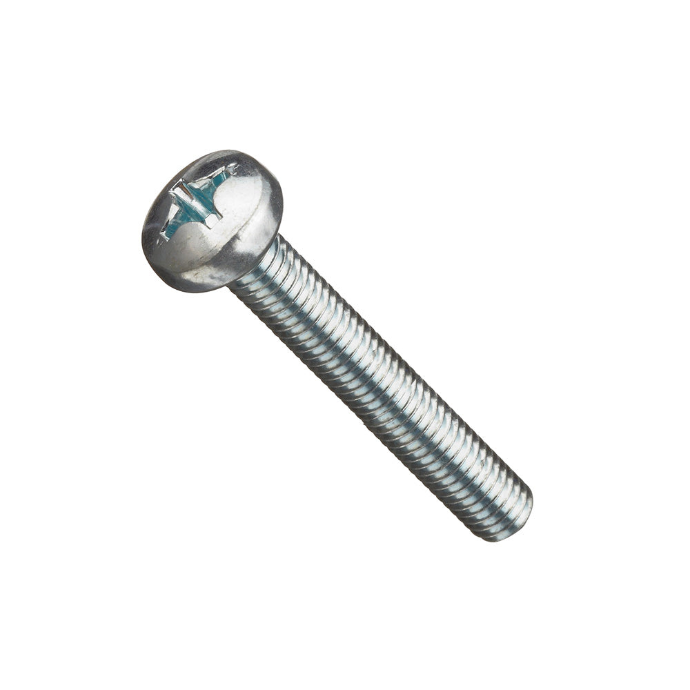 Screw, 1/4-20, Pan-Head, Quadrex Zinc - Pack of 25 – Generic – Cable Hangers (photo 2)