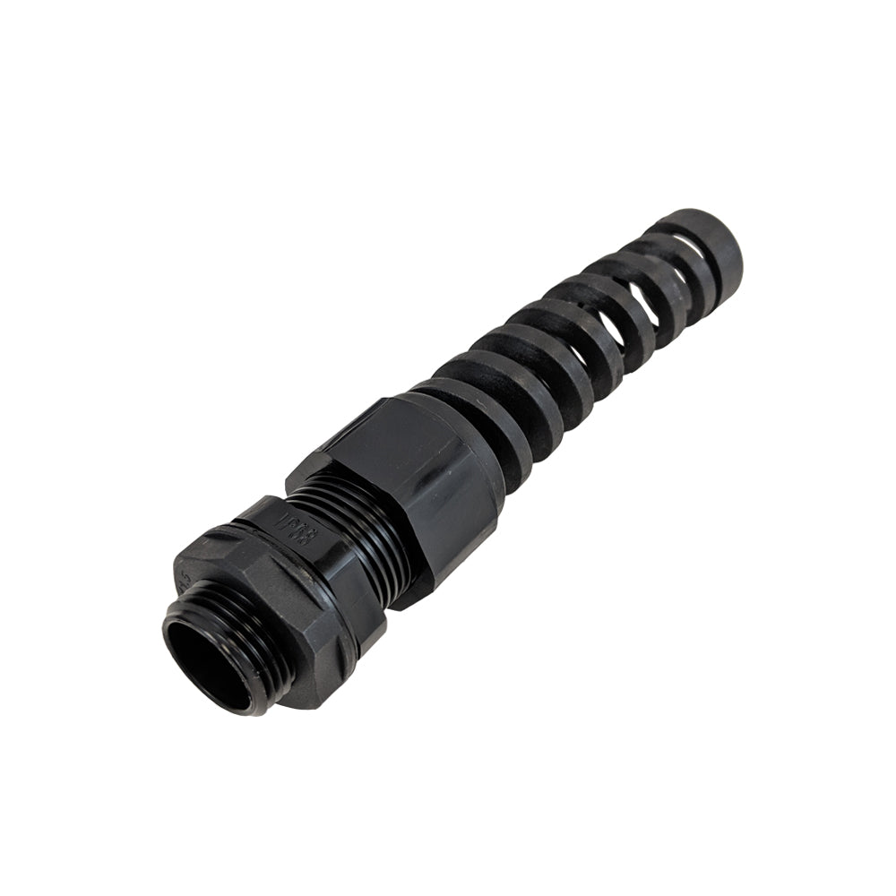 Cable Gland with Strain Relief M20x1.5 Thread - Cable OD 10~14mm - IP68 - Black – Generic